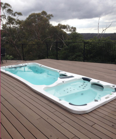 Плавательный спа бассейн Vortex Spas Hydrozone Exterme